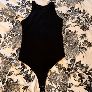 Abercrombie Black High Tank Bodysuit